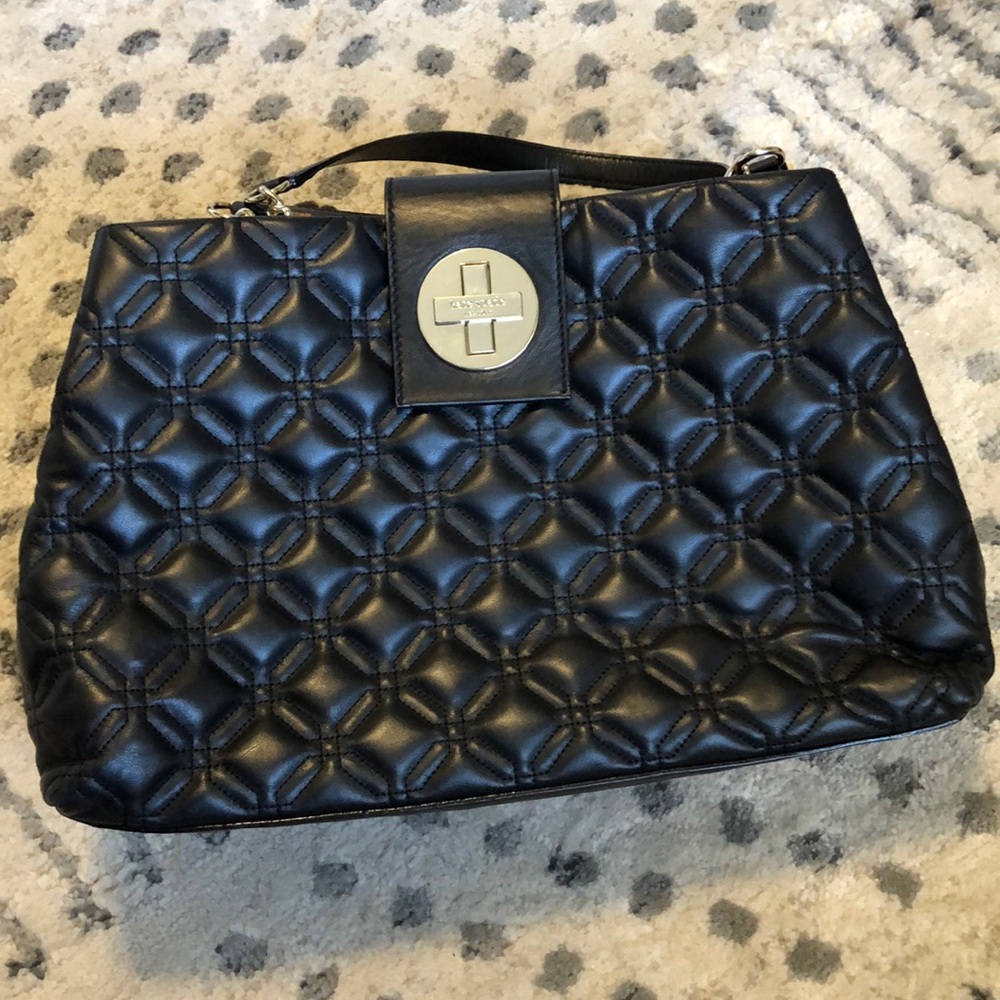 Kate Spade NY quilted leather handbag